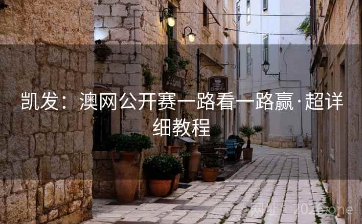 凯发:澳网公开赛一路看一路赢·超详细教程 凯发:澳网公开赛一路看一路赢·超详细教程