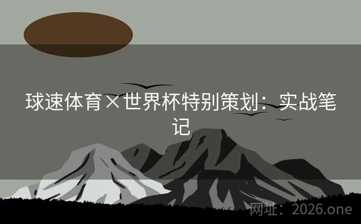 球速体育×世界杯特别策划:实战笔记 球速体育×世界杯特别策划:实战笔记