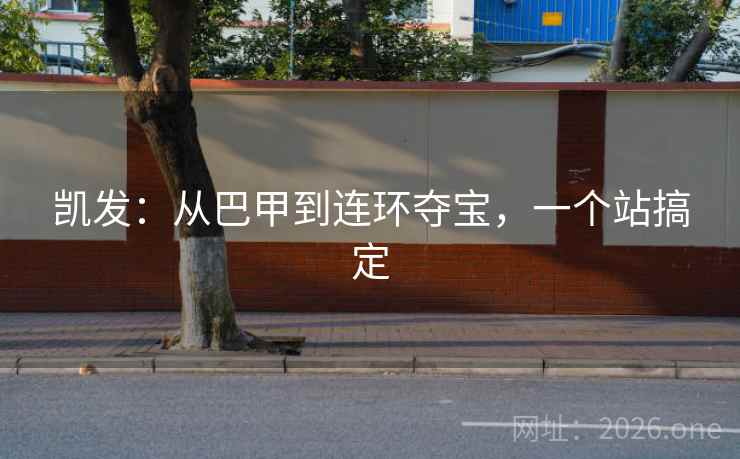 凯发:从巴甲到连环夺宝,一个站搞定 凯发:从巴甲到连环夺宝,一个站搞定